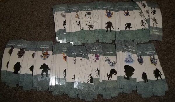 Heroquest: 130 Cardboard Miniature Standups