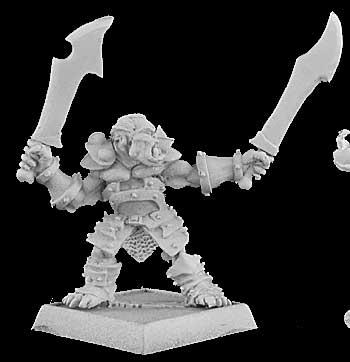 Warlords: Lesser Orc Hero Blister Packet