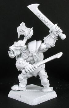 Warlords: Gaaguk,Bull Orc Hero Blister Packet