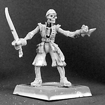 Warlords: Grim Pete, Undead Pirate Blister Packet
