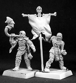 Warlords: Nefsokar Standard and Musician Blister Packet