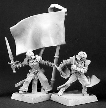 Warlords: Overlord Standard and Musician Blister Packet