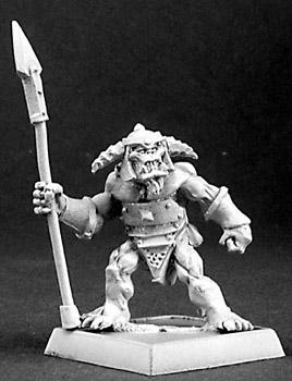 Warlords: Muktar, Lesser Orc Spearman Blister Packet