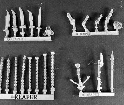 Warlords: Razig's Revenge Pirate Weapons Blister Packet