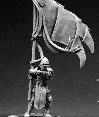 Warlords: Crusader Standard Bearer Blister Packet