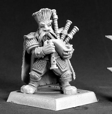 Warlords: Dwarf Musician Blister Packet