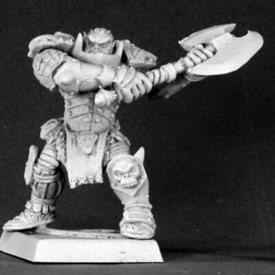 Warlords: Varaug, Black Orc Warlord Blister Packet