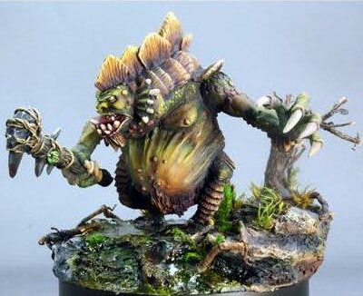 DHL: Kallaguk, King of the Trolls (resin and metal)