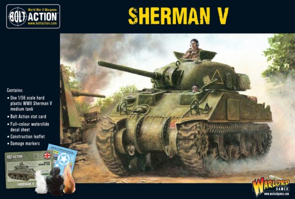 Bolt Action: British Sherman V Plastic Tank