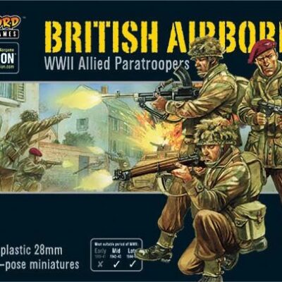 Bolt Action: British Airborne WWII Allied Paratroopers