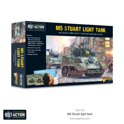 Bolt Action: M5 Stuart plastic box