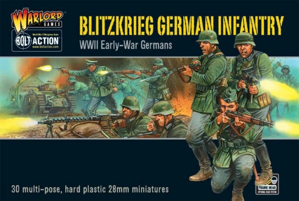 Bolt Action: German Blitzkrieg German Infantry Plastic Boxed Set