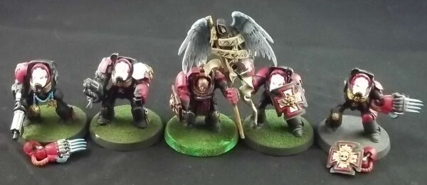 Space Marines: Terminators x5 (Painted)