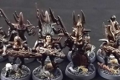 Dark Eldar: Warriors x10 (Painted)