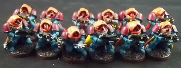 Space Marines: Tactical Marines with Capes x12 (Painted)