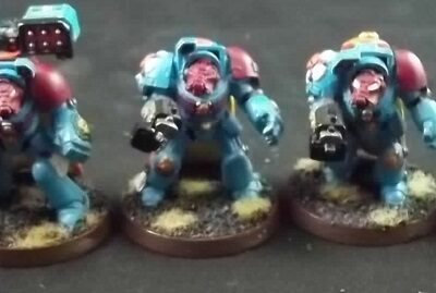 Space Marines: Terminators with Capes (Painted)