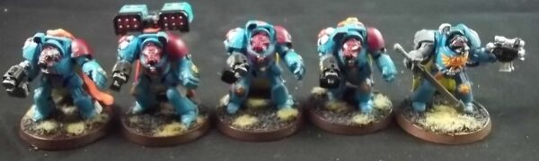 Space Marines: Terminators with Capes (Painted)