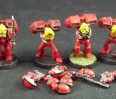 Space Marines: Assault Marines x4 (Painted)