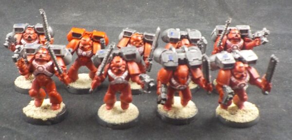 Space Marines: Assault Marines x9 (Painted)