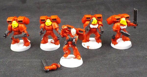 Space Marines: Assaumt Marines x5 (Painted)