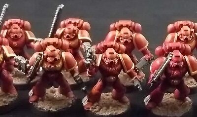 Space Marines: Blood Angels Tactical Squad (Painted)