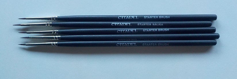 Citadel Brushes: Starter Brushes x5 • games, miniatures, and