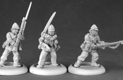Chrono: British Colonial Riflemen II (3) Blister Packet