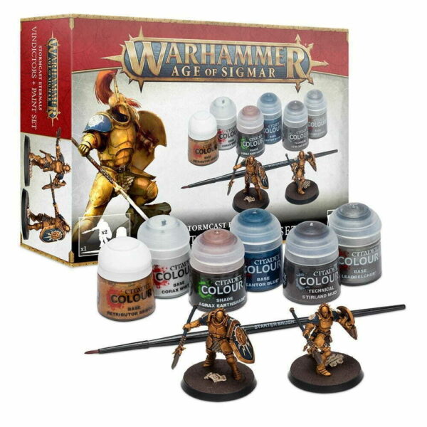Age of Sigmar: Stormcast Eternals Vindictors & Paint Set