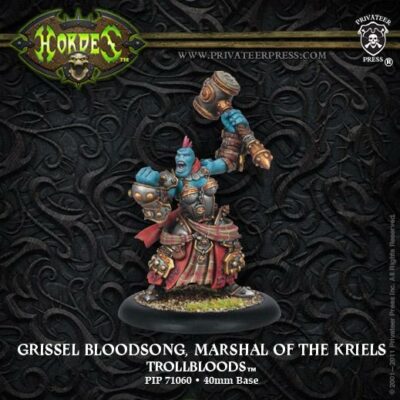 Trollbloods: Trollkin Warlock Grissel Bloodsong Blister Pack