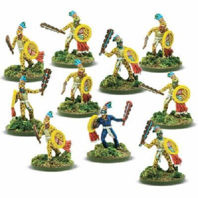 Mythic America: Jaguar Warriors with macuahuitl