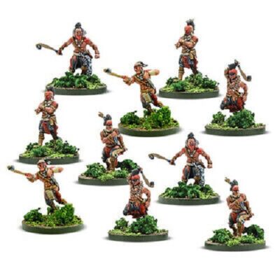 Mythic America: Mohawk Warriors with clubs