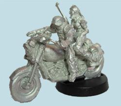 Warlands: Boss Bike with Biker Boss and Bikerbitch