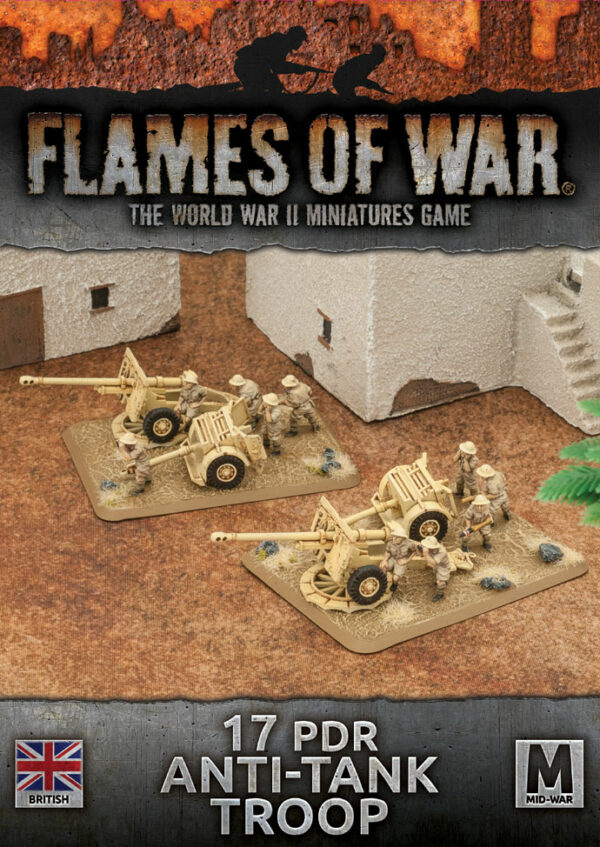 Britain: 17/25pdr Anti-Tank Troop (Plastic)