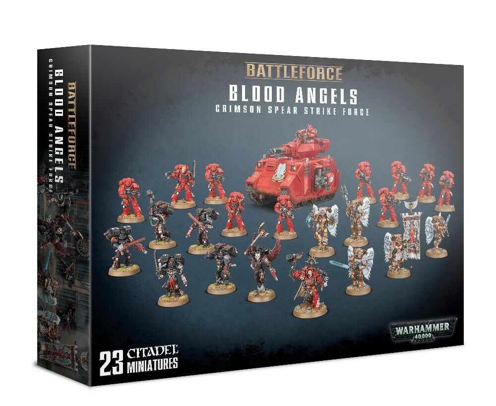 Battleforce Blood Angels Crimson Spear Strike Force Presale • games