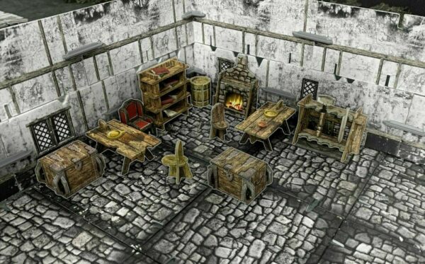Battlesystems Fantasy Village Furniture