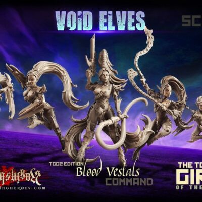 Raging Heroes: Blood Vestals - Command Group (SF)
