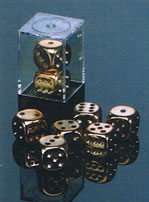 Dice: 2 - 16mm Copper Plated Dice
