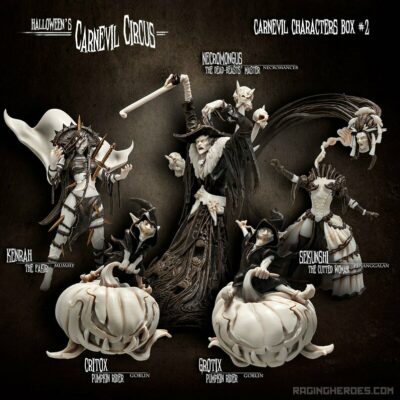Raging Heroes:  Carnevil Characters Box #2