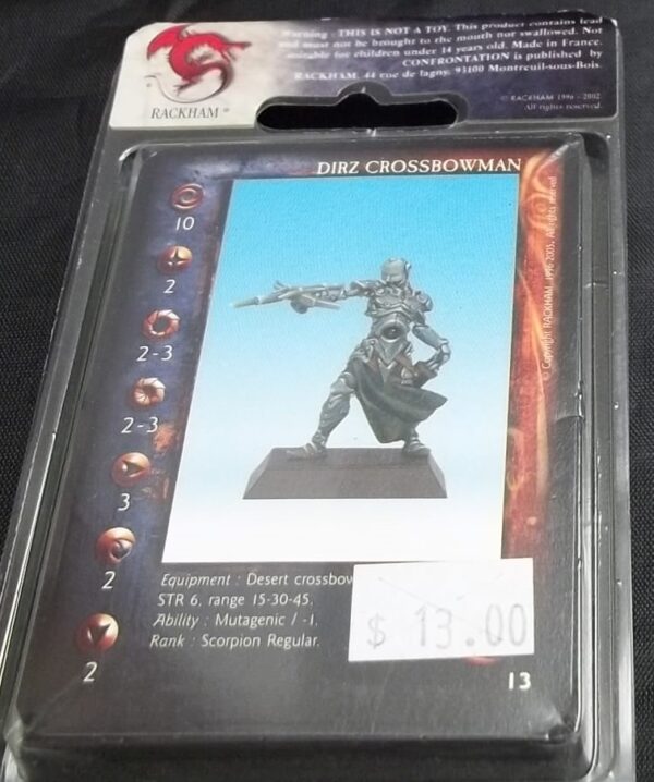 Conf: Dirz Crossbowman Blister Packet