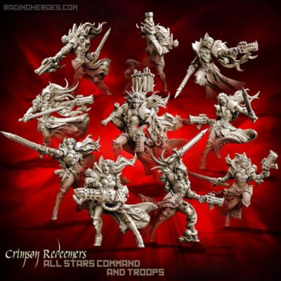 Raging Heroes: Crimson Redeemers 10 All-Stars – ALL 10
