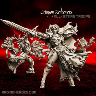 Raging Heroes: Crimson Redeemers Troops Boxed Set