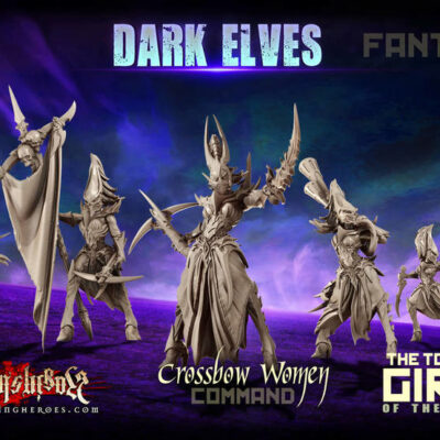 Raging Heroes: Crossbowwomen - Command Group (F)