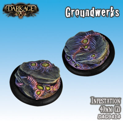 Dark Age: 40mm Infestation Bases Blister Packet
