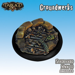 Dark Age: 50mm Sandbagged Base Blister Packet