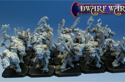 Dwarf Wars Miniatures: Orc Two-Handed Axe Regiment (10)