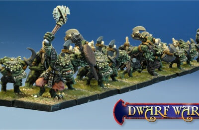 Dwarf Wars Miniatures: Goblin Axe Regiment (12)
