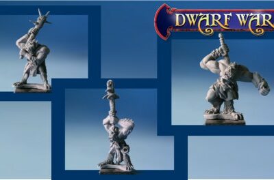 Dwarf Wars Miniatures: Club Trolls (4)