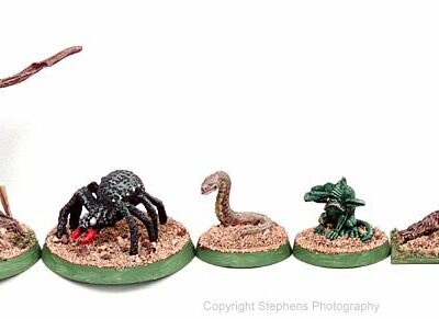 Dwarf Wars Miniatures: Evil Familiars (5)