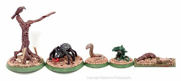 Dwarf Wars Miniatures: Evil Familiars (5)