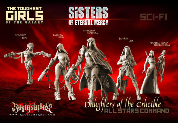 Raging Heroes: Daughters of the Crucible - All Stars Command Gro